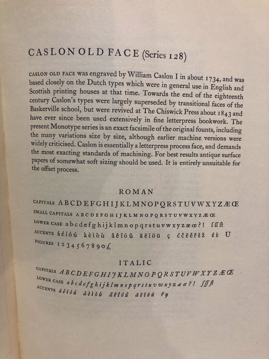 Chiswick Press Keyboard Typefaces - 0