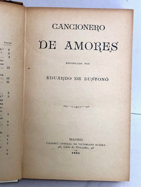 Cancionero de Amores [Love Songs] - 0