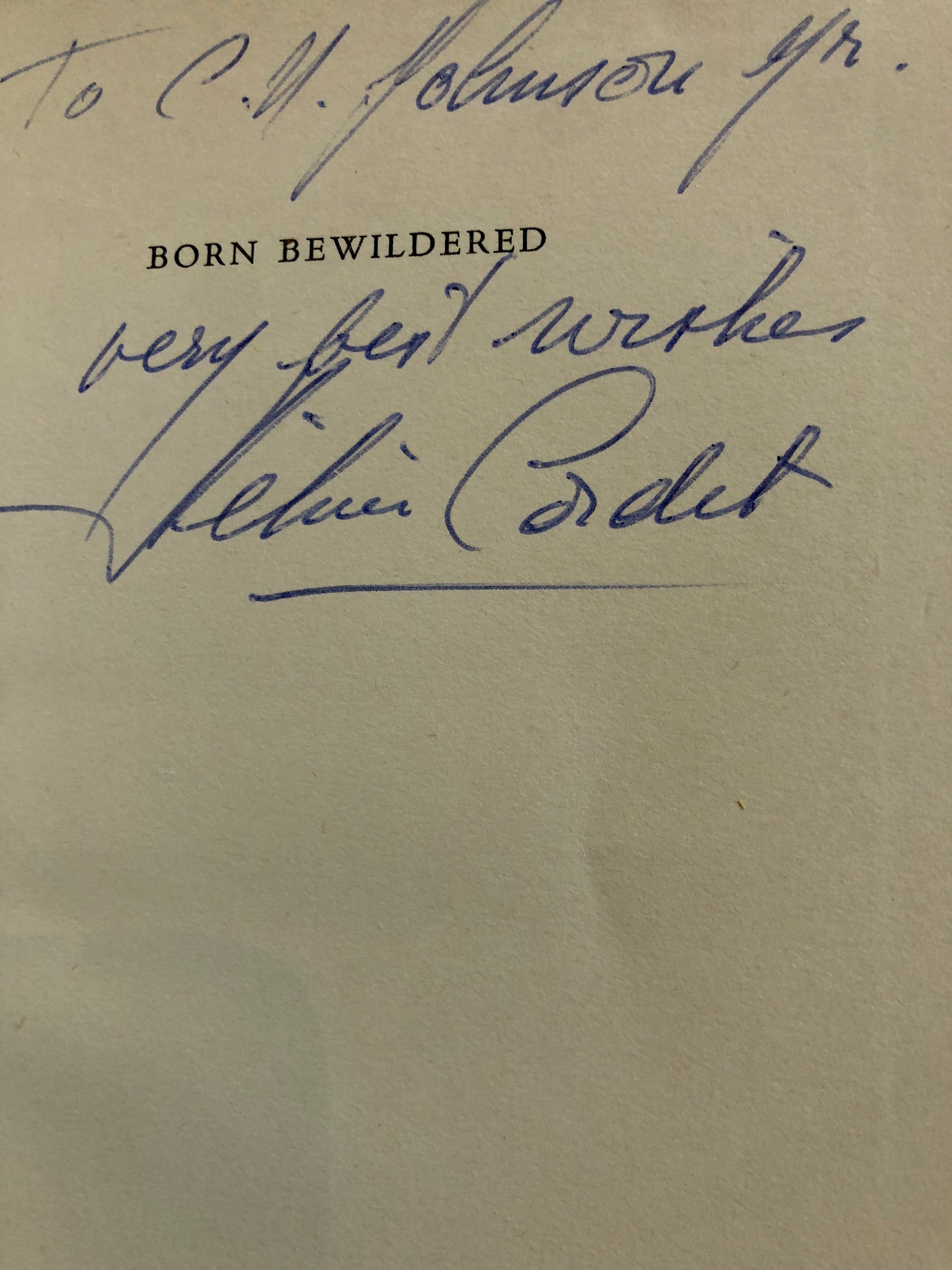 Born bewildered (signed copy) - 0