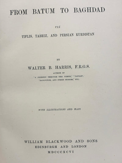 From Batum to Baghdad. Via Tiflis, Tabriz, and Persian Kurdistan - 0