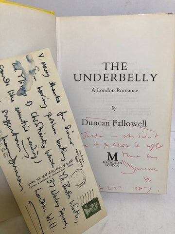 The Underbelly. A London Romance (signed copy). - 0