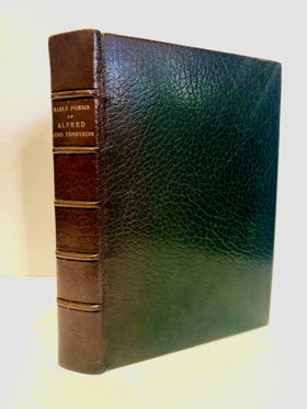 The early poems of Alfred Lord Tennyson. Edited with a critical introduction, commentaries and notes, together with the various readings, a transcript of the poems temporarily and finally suppressed and a bibliography