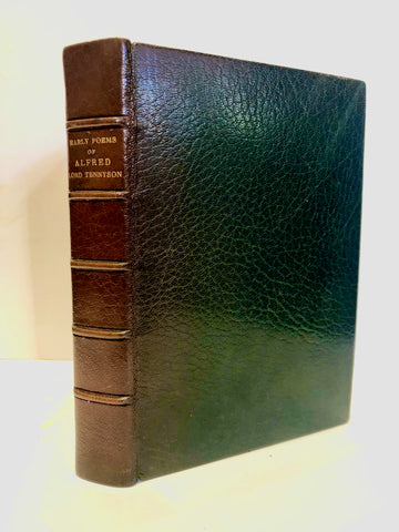 The early poems of Alfred Lord Tennyson. Edited with a critical introduction, commentaries and notes, together with the various readings, a transcript of the poems temporarily and finally suppressed and a bibliography