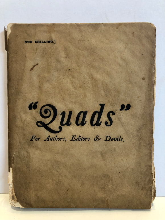 Quads. For Authors, Editors, & Devils