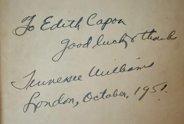 27 Wagons Full of Cotton, and other one-act plays (signed copy) - 0