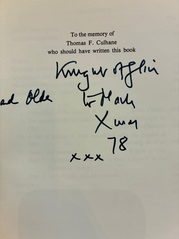 The Knights of Glin (inscribed by the author)