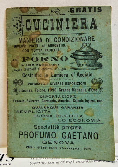 Cuciniera. Maniera di condizionare diversi piatti ed arrostire con tutta facilita