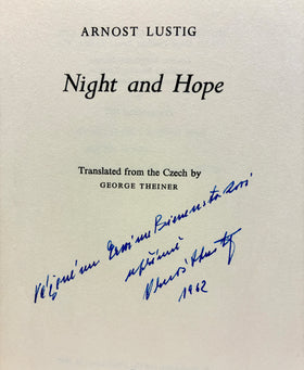 Night and Hope (signed copy) - 0