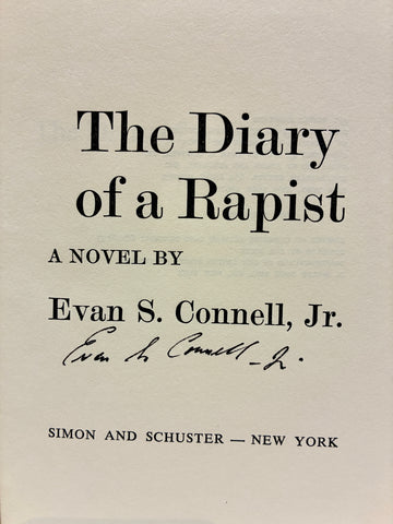 The Diary of a Rapist (signed copy) - 0