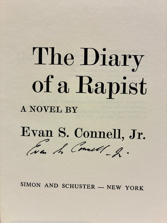 The Diary of a Rapist (signed copy)