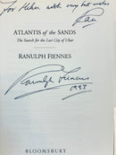 Atlantis of the Sands. The search for the lost city of Ubar (signed copy)-2