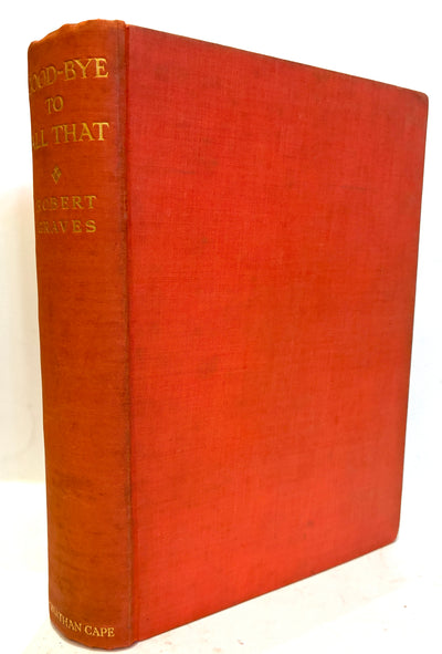 Good-bye to All That. An Autobiography