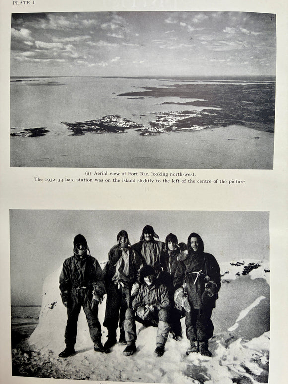 British Polar Expedition, Fort Rae, Canada, N.W. Canada 1932-33