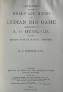 Catalogue of the Heads and Horns of Indian Big Game Bequeathed by A.O. Hume, C.B. To the British Museum (Natural History)-2