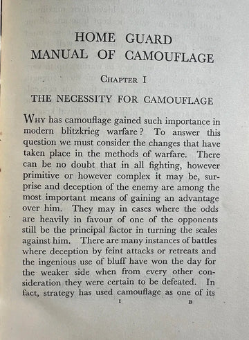 Home Guard Manual of Camouflage