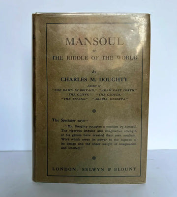 Mansoul, or the Riddle of the World