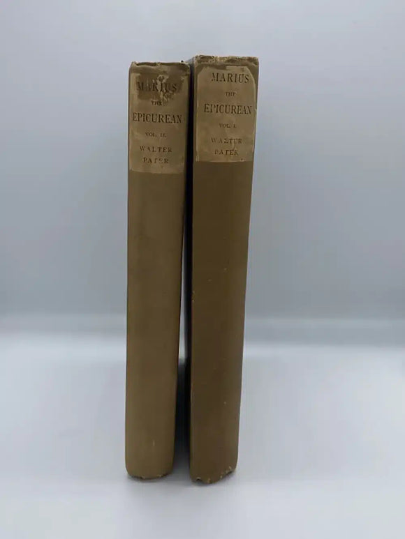 Marius the Epicurean: His Sensations and Ideas