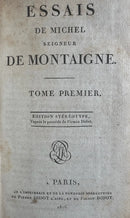 Essais de Michel Seigneur de Montaigne (Quartre Volumes en Deux | Four Volumes in Two)-2
