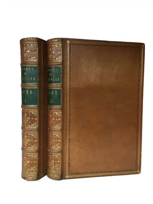 Oeuvres Completes de P.J. Béranger (Deux Volumes)