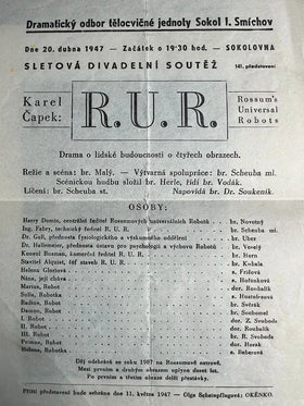 R.U.R. Rossum's Universal Robots