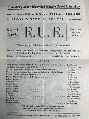 R.U.R. Rossum's Universal Robots