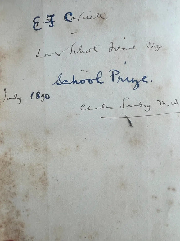 The Spartan and Theban Supremacies (Signed Presentation Copy)