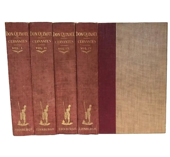 The History of the Ingenious Gentleman Don Quixote of La Mancha (Four Volume Set)