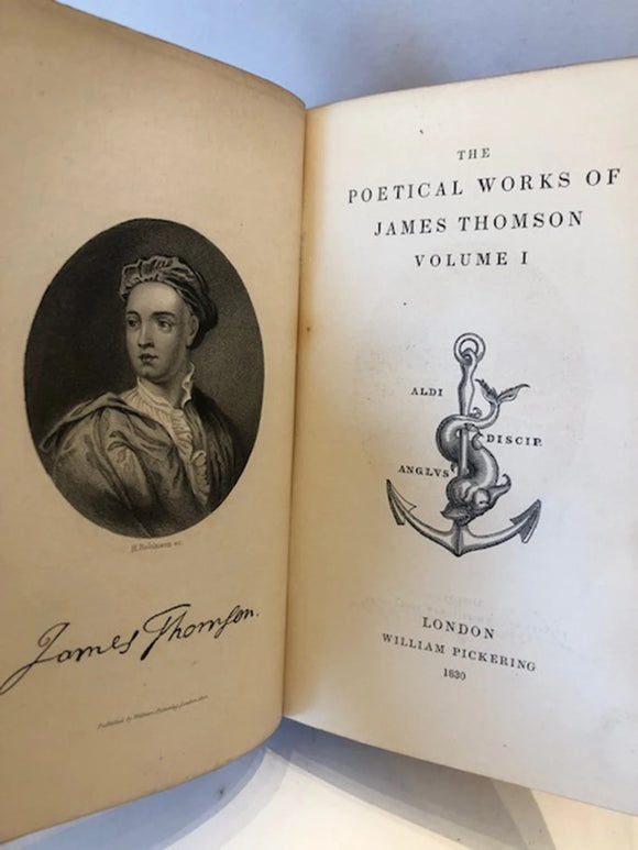 The poetical works of James Thomson (two volumes)