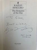 The Remains of the Day (Signed Copy)-2