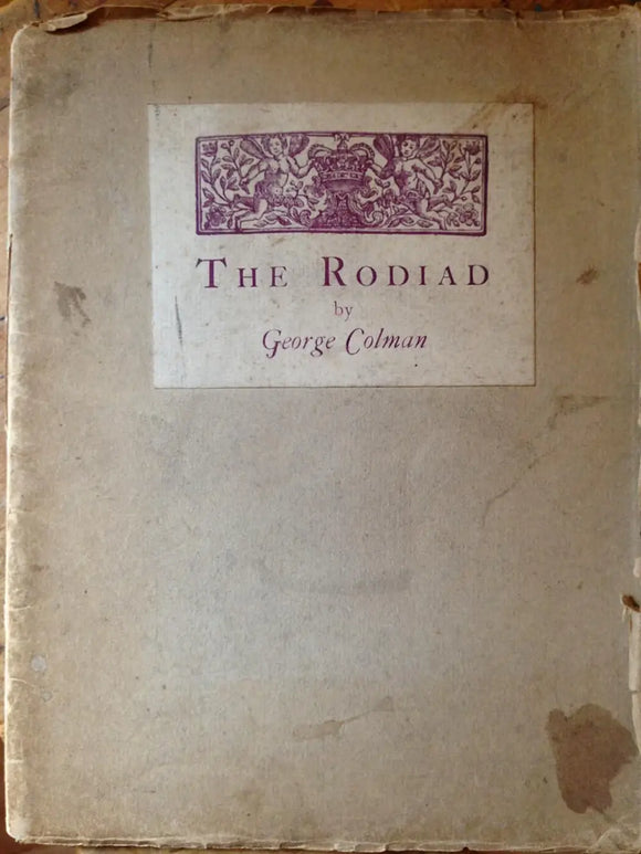 The Rodiad... Now RE-Printed with a Preface by Yvon Nicolas