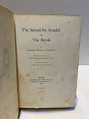 The School for Scandal and the Rivals-2