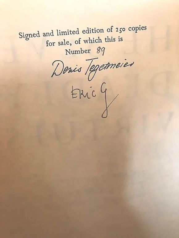 The Seven Deadly Virtues (Signed Copy)