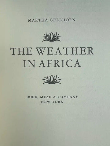 The Weather in Africa - 0