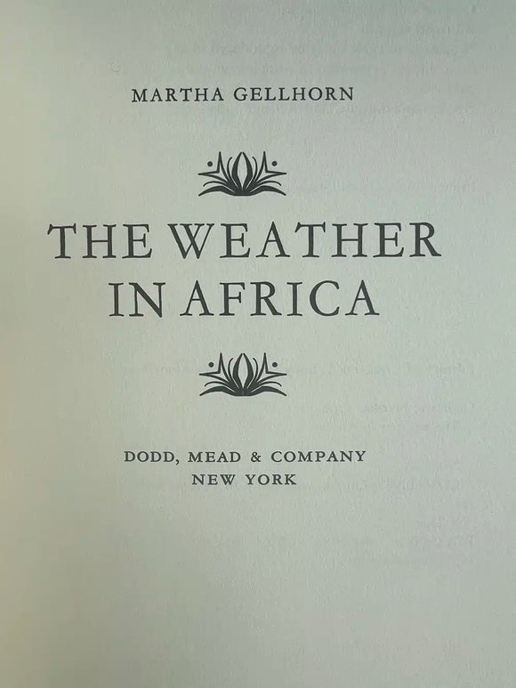 The Weather in Africa