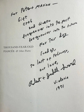 Thousand-Year-Old Finacée & Other Poems (Inscribed by the Author) - 0