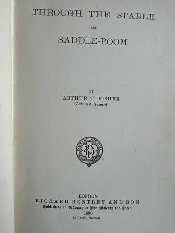 Through the Stable and Saddle-Room - 0