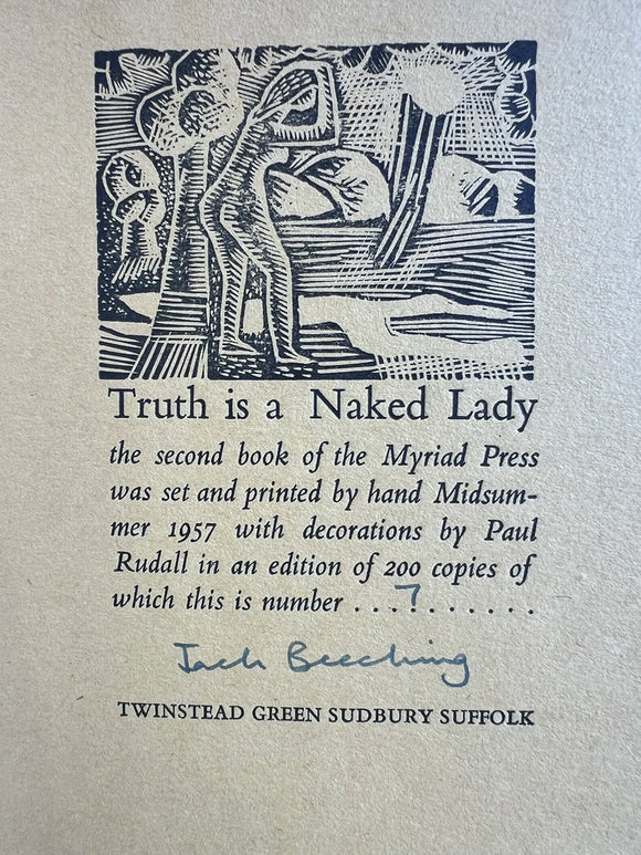 Truth is a Naked Lady (Signed Copy)