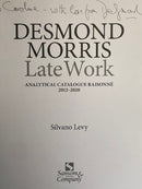 Desmond Morris. Late Work. Analytical Catalogue Raisonné 2012-2020 (signed copy)-2