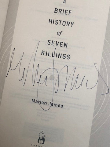 A Brief History of Seven Killings (signed copy) - 0