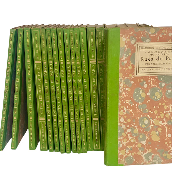 Promenades dans toutes les Rues de Paris par Arrondisements (20 vols set)